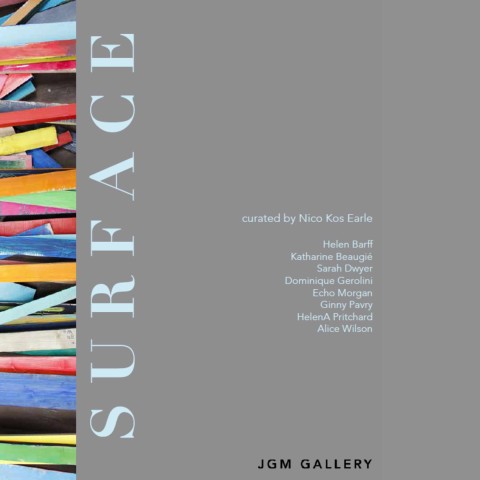 Surface catalogue by JGM Gallery, curated by Nico Kos Earle