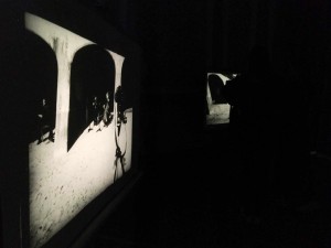 Photographic projections of the Beethoven on the Beach event